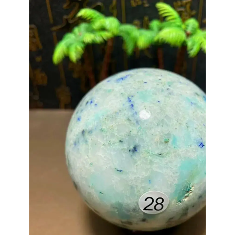 Natural Quartz Crystal Healing Gem Ball — Mineral Reiki Stone, Meditation Sphere