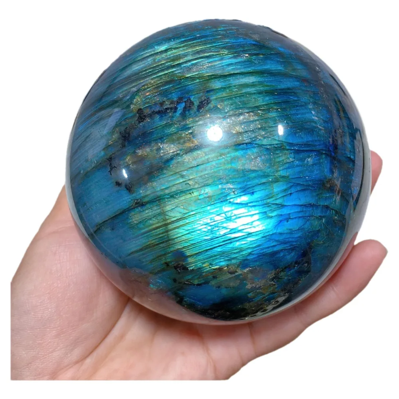 6.5-7CM Labradorite Ball Sphere  Home Decoration Crafts Crystals and Stones Healing Crystals Gifts  Angel Crystal Stone