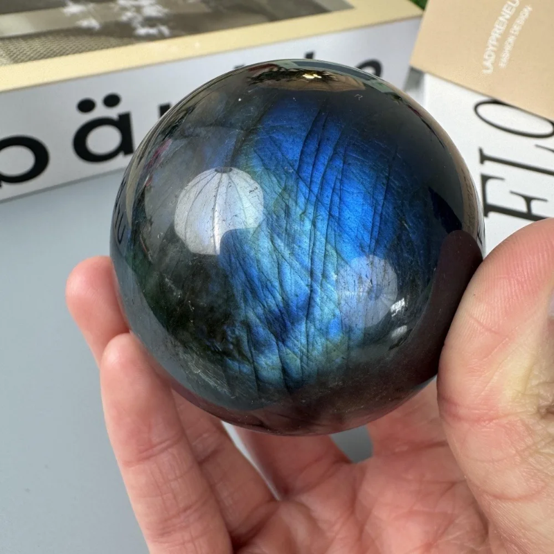 6.5-7CM Labradorite Ball Sphere  Home Decoration Crafts Crystals and Stones Healing Crystals Gifts  Angel Crystal Stone