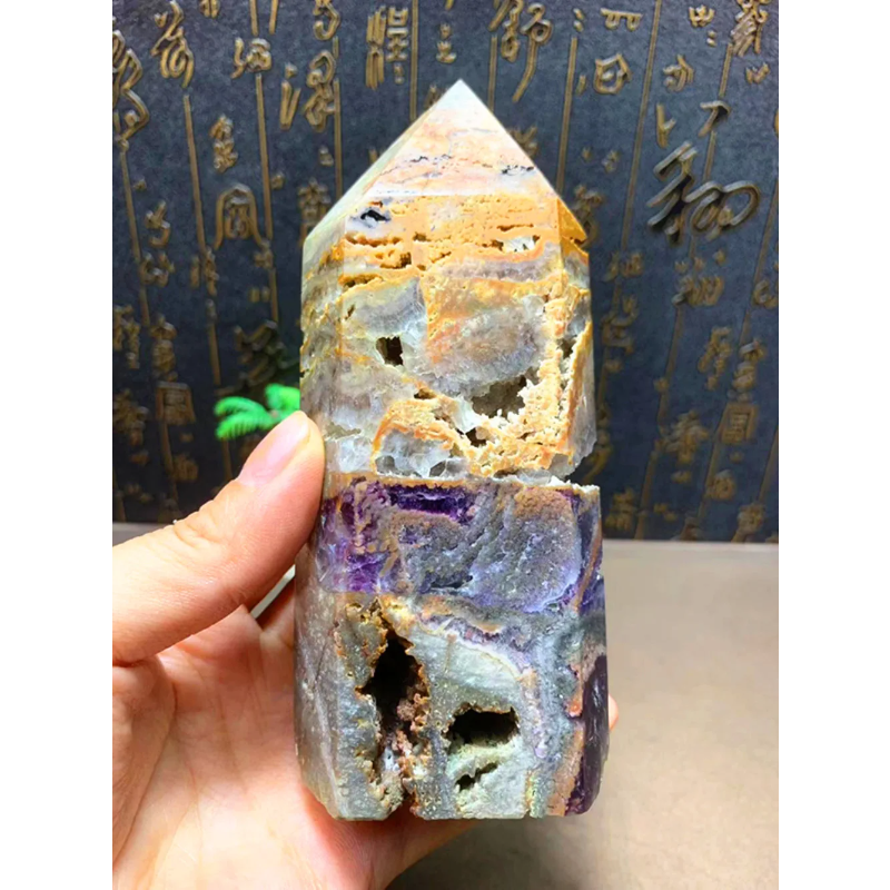 Natural Quartz Crystal Magic Wand, Home Decoration Accessories, 510g
