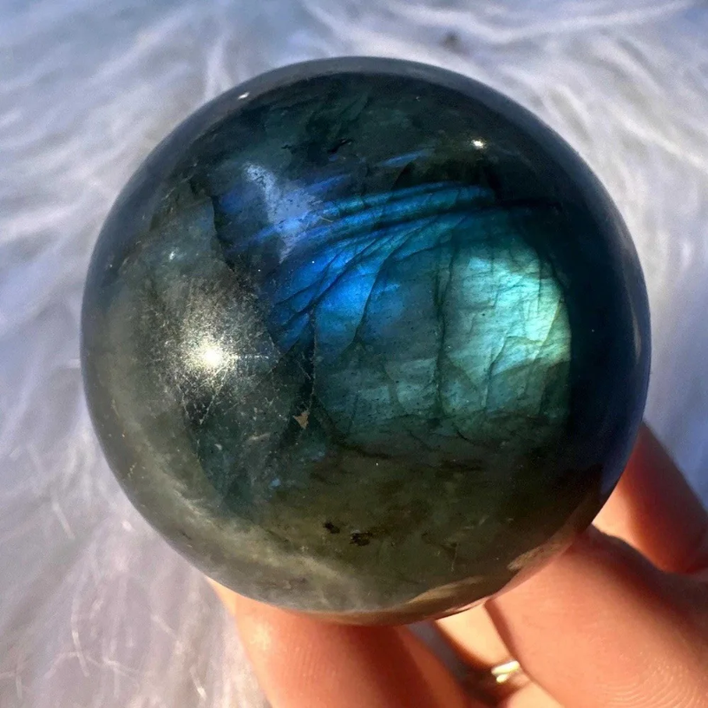 6.5-7CM Labradorite Ball Sphere  Home Decoration Crafts Crystals and Stones Healing Crystals Gifts  Angel Crystal Stone