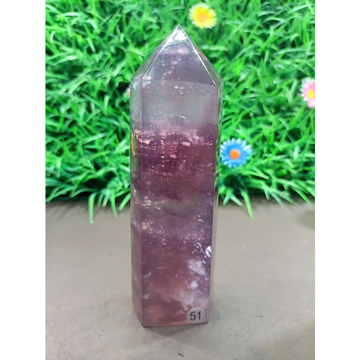 Natural Purple Fluorite Auspicious Cloud Crystal Wand — Healing Magic Wand, Chakra Home Decor