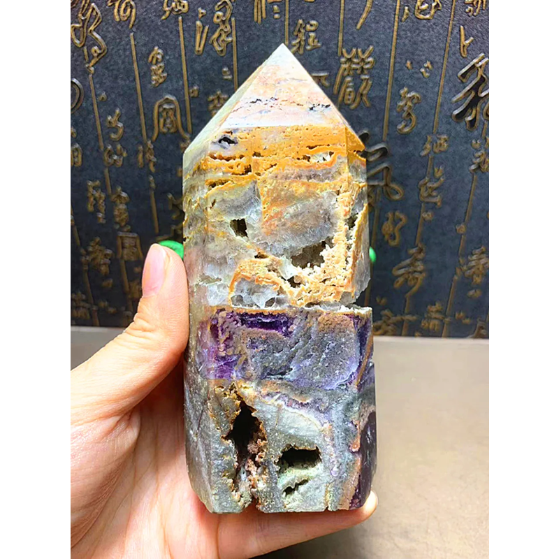 Natural Quartz Crystal Magic Wand, Home Decoration Accessories, 510g