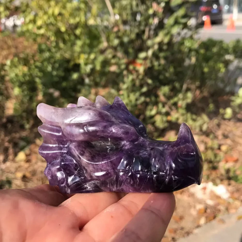 Natural Purple Amethyst Faucet Quartz Crystal — Reiki Healing Specimen, 1 Piece