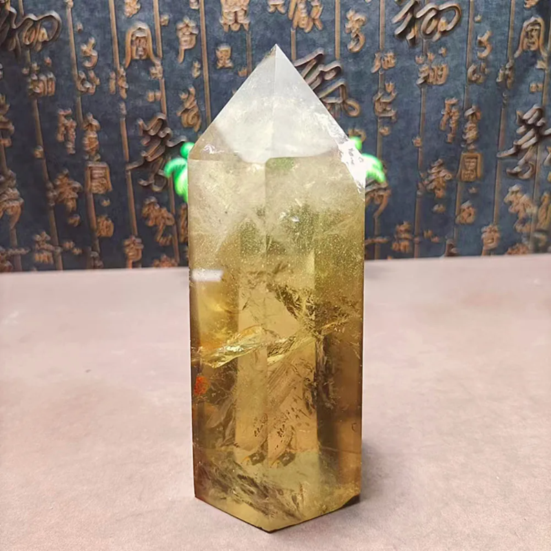 Natural Quartz Crystal Magic Wand — Large 504g Healing Point, Home Decor
