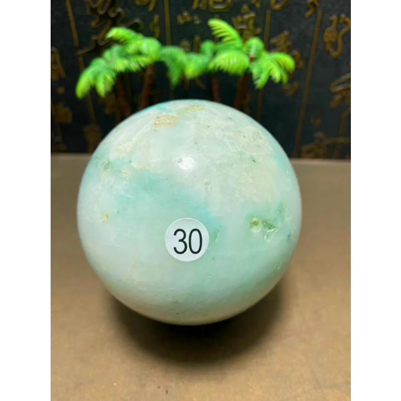 Natural Quartz Crystal Healing Gem Ball — Mineral Reiki Stone, Meditation Sphere