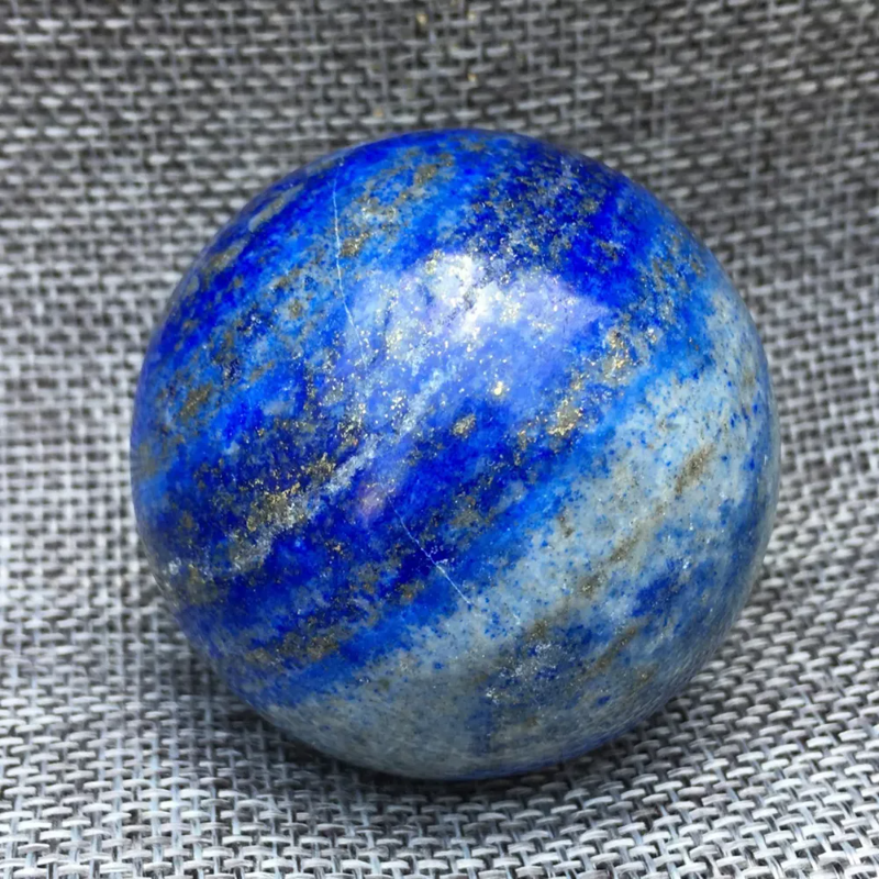 Natural Quartz Glauconite Crystal Ball — Polished Sphere, 45mm Healing Stone