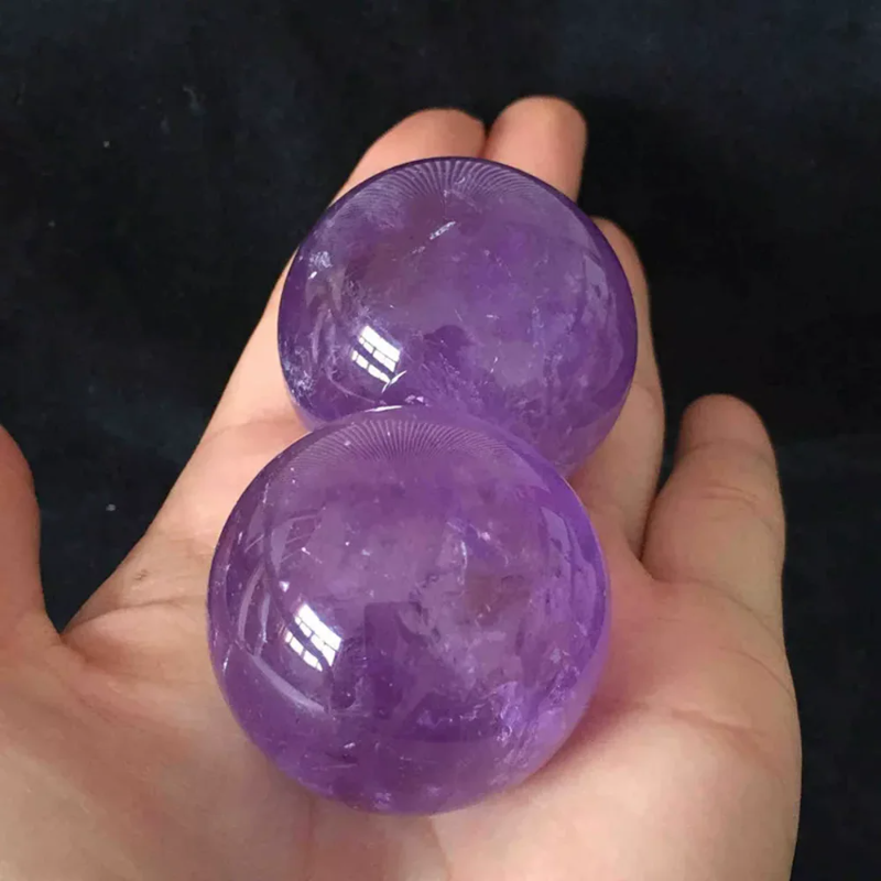 Natural Amethyst Crystal Decorative Piece — Freeform Specimen with Display Base