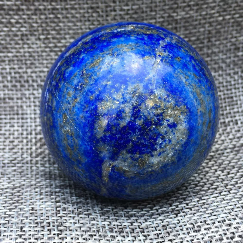 Natural Quartz Glauconite Crystal Ball — Polished Sphere, 45mm Healing Stone