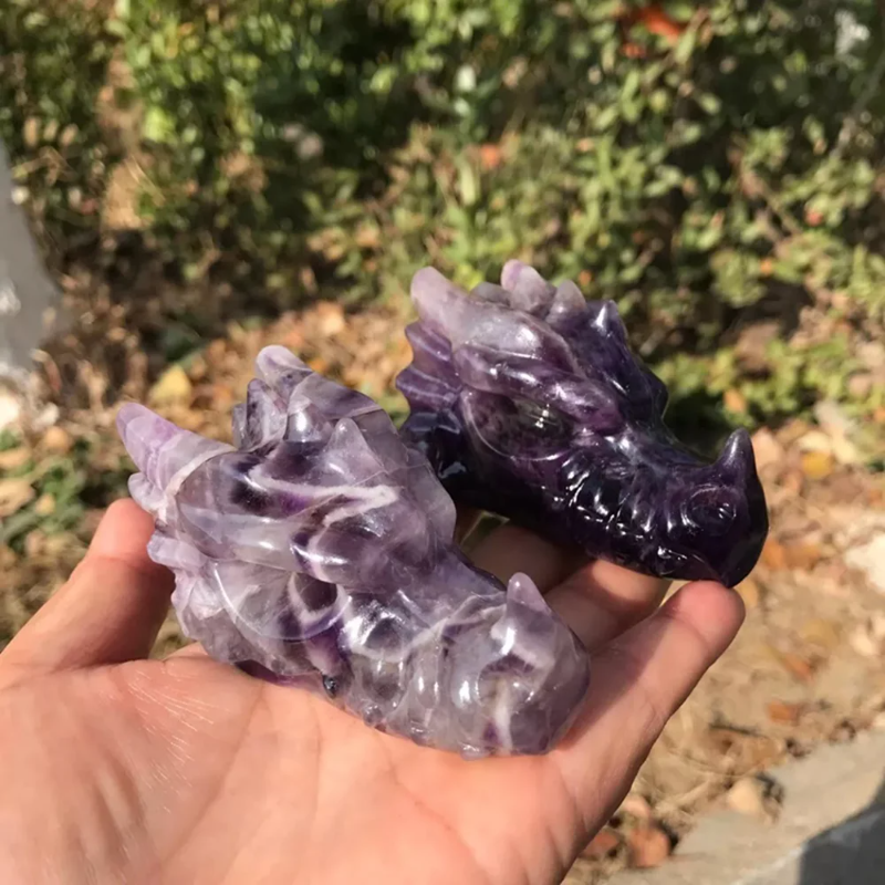 Natural Purple Amethyst Faucet Quartz Crystal — Reiki Healing Specimen, 1 Piece
