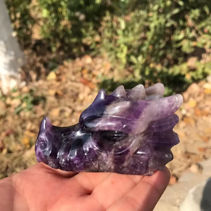 Natural Purple Amethyst Faucet Quartz Crystal — Reiki Healing Specimen, 1 Piece