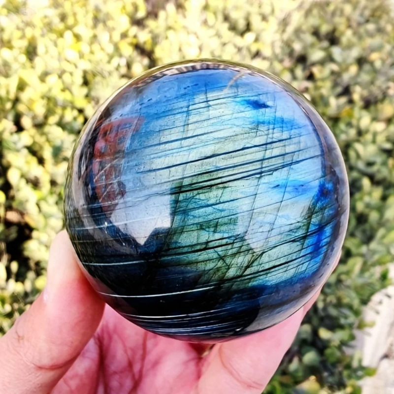 6.5-7CM Labradorite Ball Sphere  Home Decoration Crafts Crystals and Stones Healing Crystals Gifts  Angel Crystal Stone