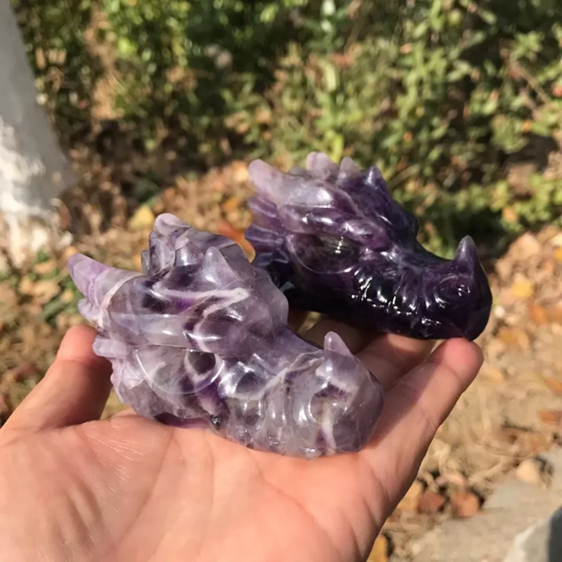 Natural Purple Amethyst Faucet Quartz Crystal — Reiki Healing Specimen, 1 Piece