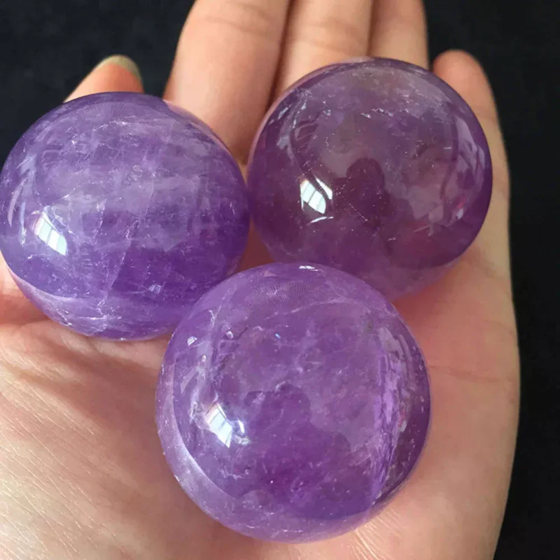 Natural Amethyst Crystal Decorative Piece — Freeform Specimen with Display Base