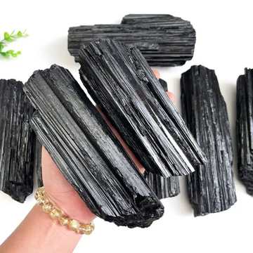 Natural Black Tourmaline Rough Stone1lb natural mineral stones spirituality products decor room gift