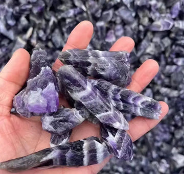 Natural Crystal Rough Stone Raw purple Mineral Irregular Dream Amethyst Chevron rocks For fengshui decorations