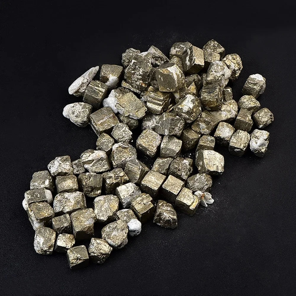 Natural High Density Peru Pyrite Cubic Ore Stone Crystal Mineral Specimen Pyrite Cube Cluster Energy Home Decoration
