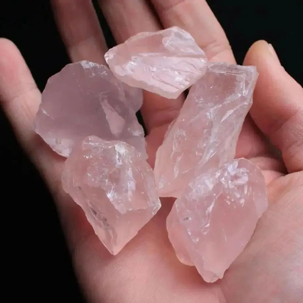 Rose Quartz Natural Raw Rough Crystal Healing Reiki Mineral Specimen Rock Stone