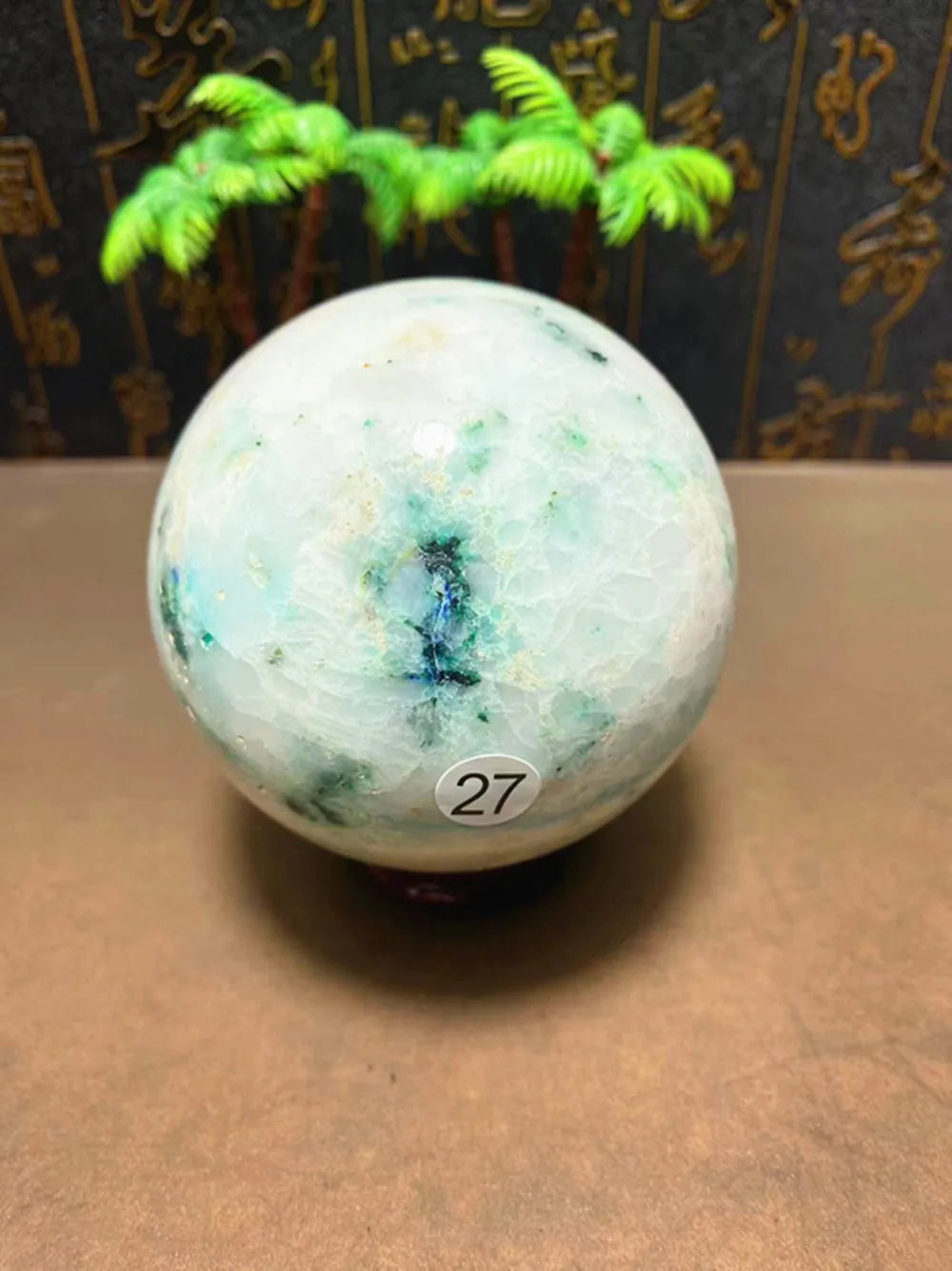 Natural Quartz Crystal Healing Gem Ball — Mineral Reiki Stone, Meditation Sphere