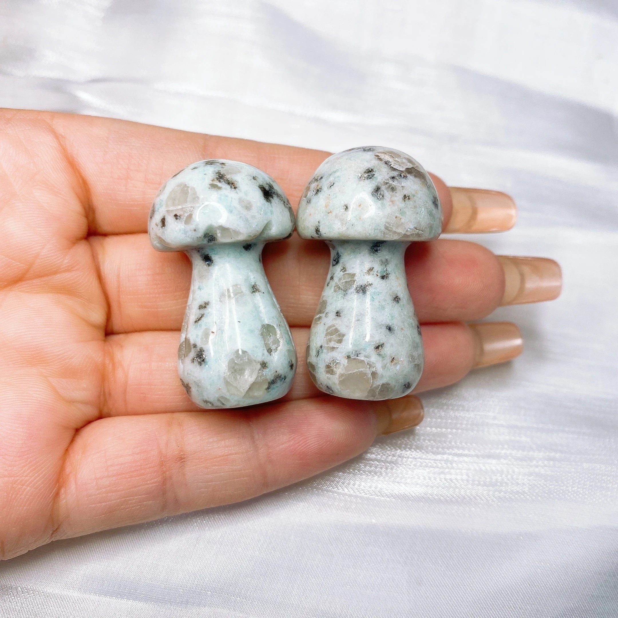 35mm Mushroom Natural Crystal Quartz Mineral Stones Amethyst Agate Clear Quartz Chakra Reiki Healing Home Graden Decoration Gift