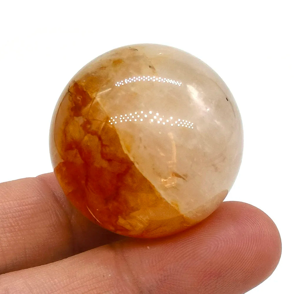 30mm Natural Crystal Ball Polished Globe Amethyst Lazuli Quartz Reiki feng shui Sphere Massaging Balls Collectibles Home Decor