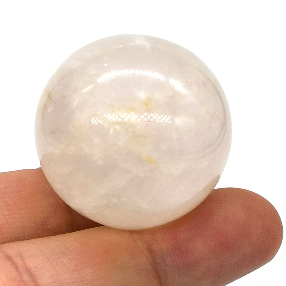 30mm Natural Crystal Ball Polished Globe Amethyst Lazuli Quartz Reiki feng shui Sphere Massaging Balls Collectibles Home Decor