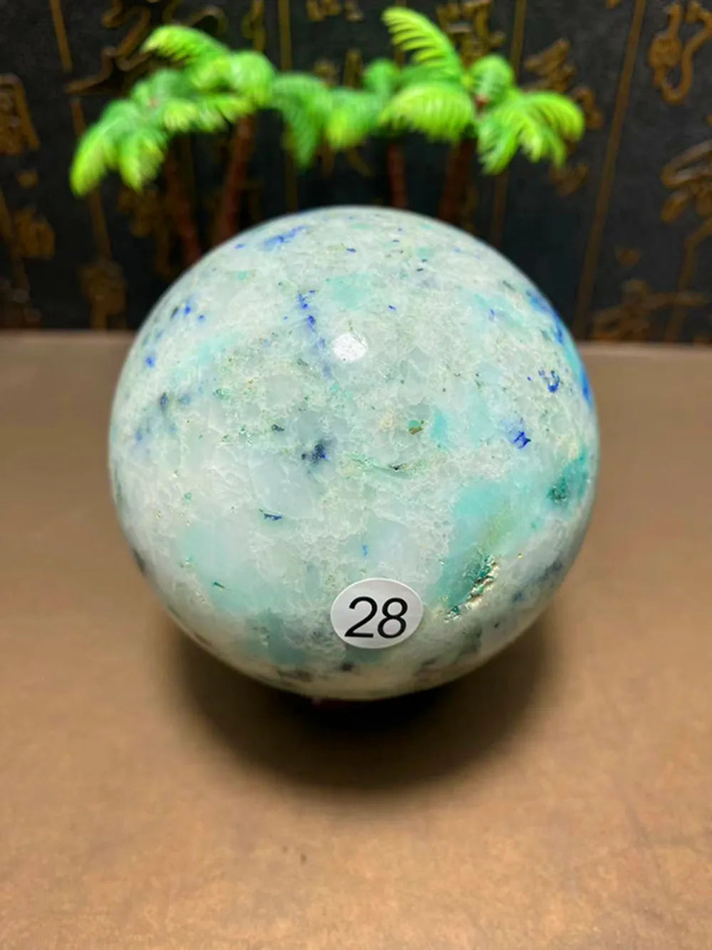 Natural Quartz Crystal Healing Gem Ball — Mineral Reiki Stone, Meditation Sphere