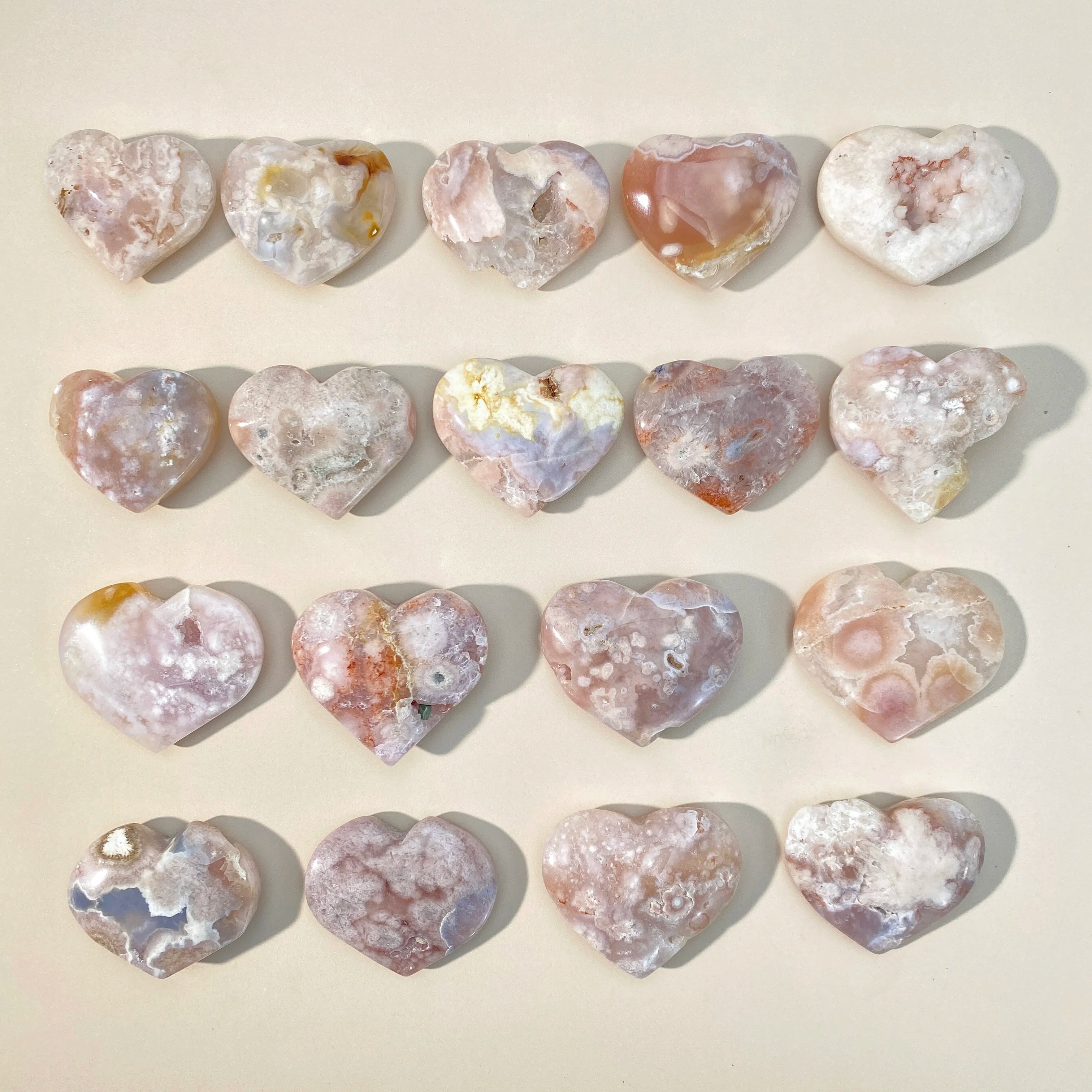Random 1PC Natural Crystal, Purple Pink Cherry Blossom Agate Carving Love, Gemstone Jewelry, Healing crystal, Birthday gift