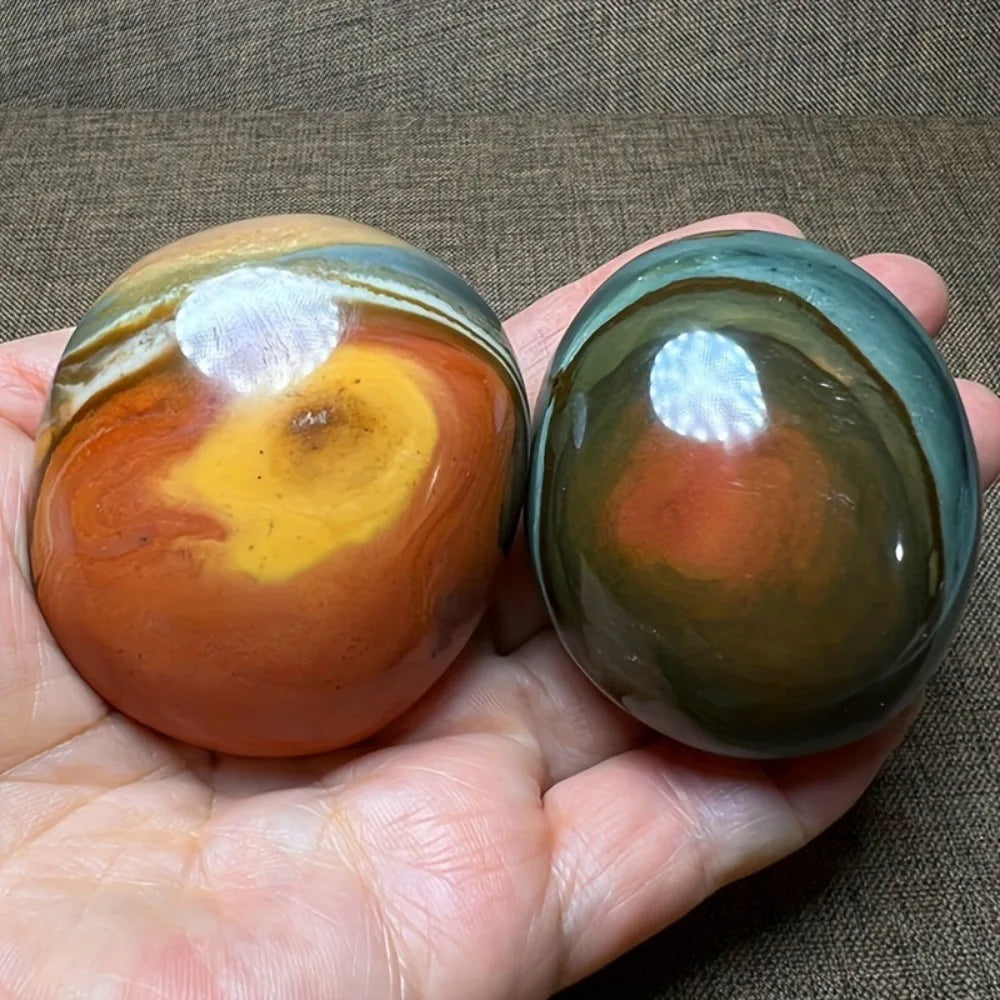 Natural Sea Jasper Crystal Quartz Unique Ocean Pattern Stone Surface Cracks And Small Holes Healing Energy for Home Decor