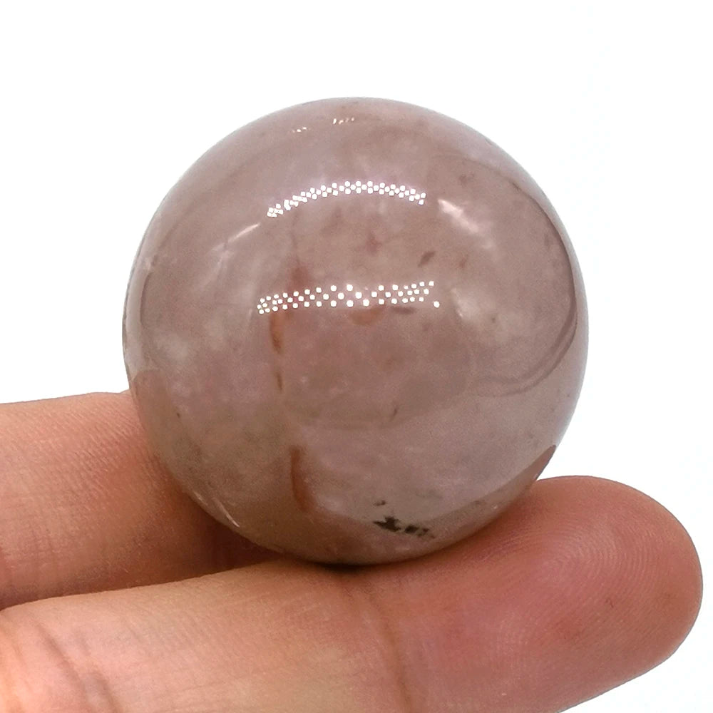 30mm Natural Crystal Ball Polished Globe Amethyst Lazuli Quartz Reiki feng shui Sphere Massaging Balls Collectibles Home Decor