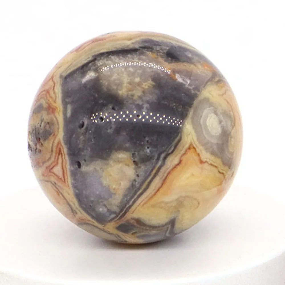 30mm Natural Crystal Ball Polished Globe Amethyst Lazuli Quartz Reiki feng shui Sphere Massaging Balls Collectibles Home Decor