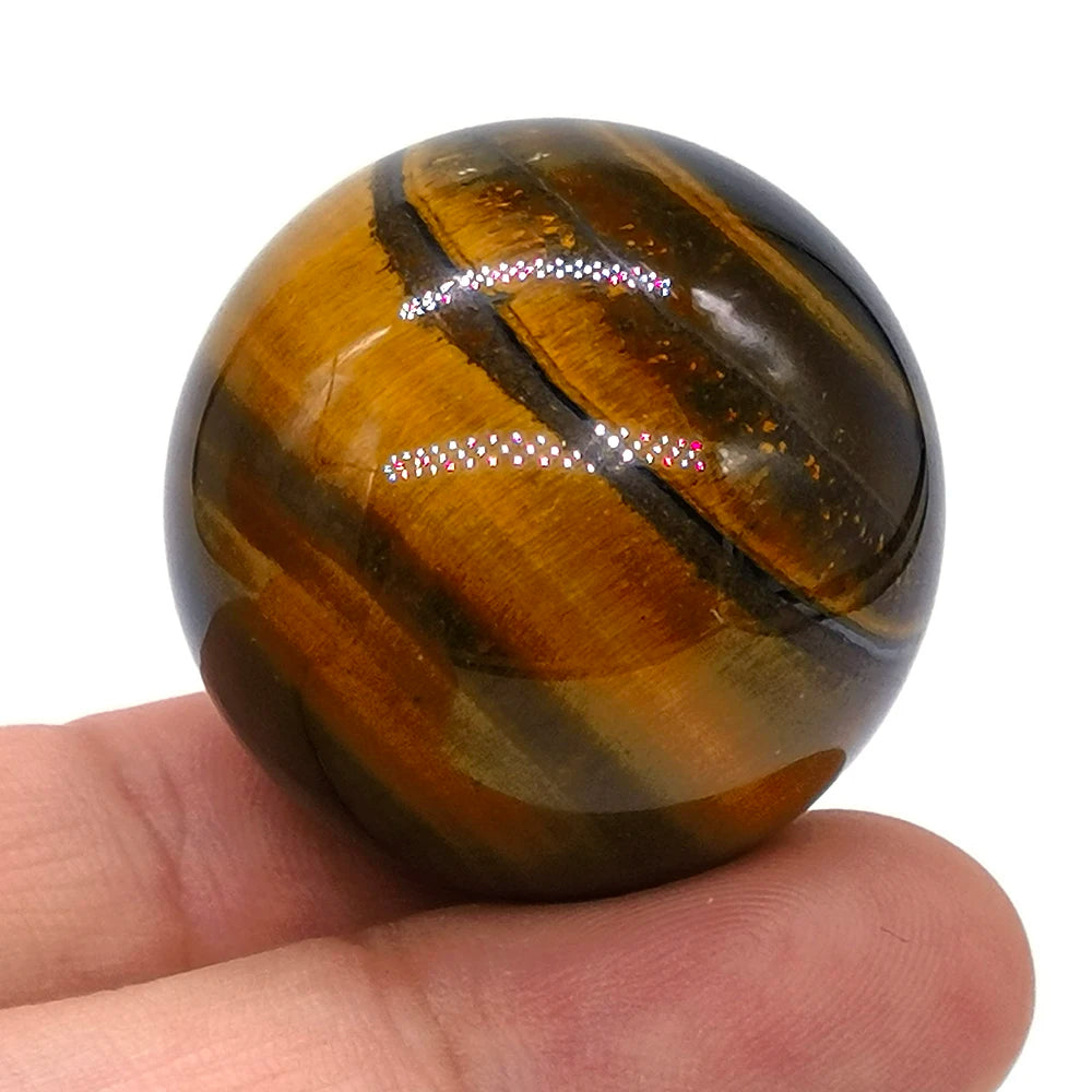 30mm Natural Crystal Ball Polished Globe Amethyst Lazuli Quartz Reiki feng shui Sphere Massaging Balls Collectibles Home Decor