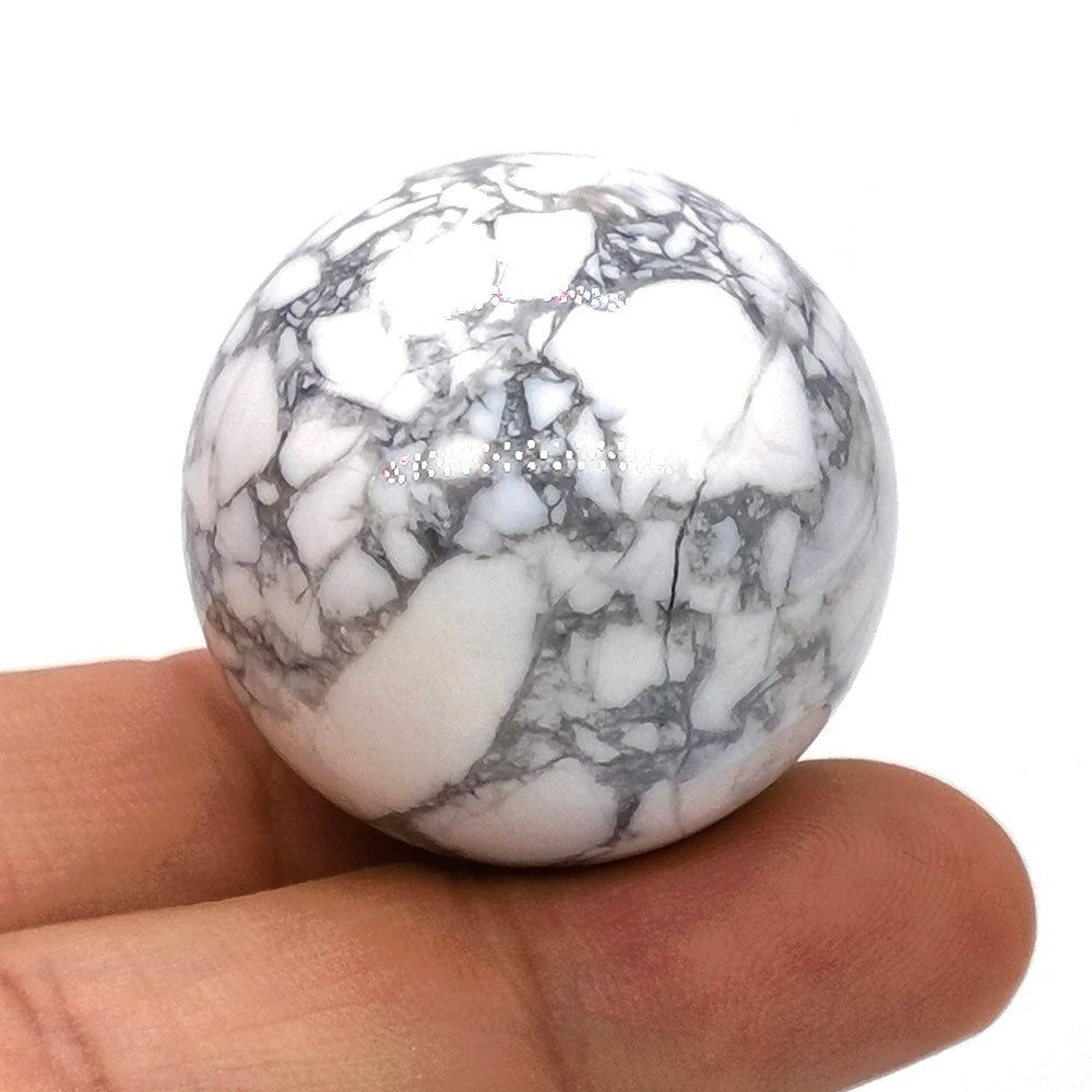 30mm Natural Crystal Ball Polished Globe Amethyst Lazuli Quartz Reiki feng shui Sphere Massaging Balls Collectibles Home Decor