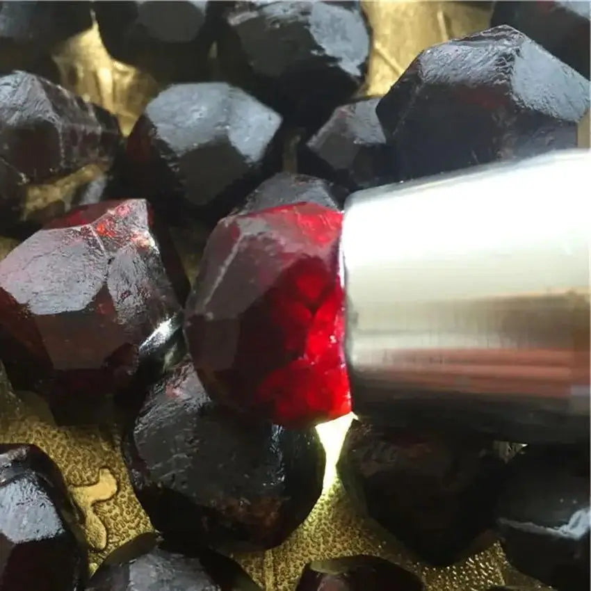 Natural Red Garnet Crystal Original Gemstone Lot Mineral Rough Raw Stones Specimen Healing Minerals Spiritual Gift