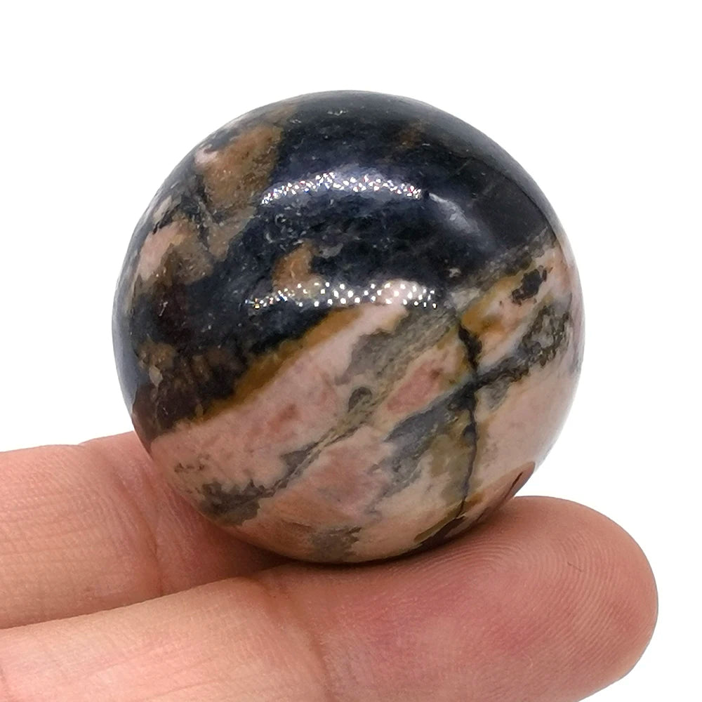 30mm Natural Crystal Ball Polished Globe Amethyst Lazuli Quartz Reiki feng shui Sphere Massaging Balls Collectibles Home Decor
