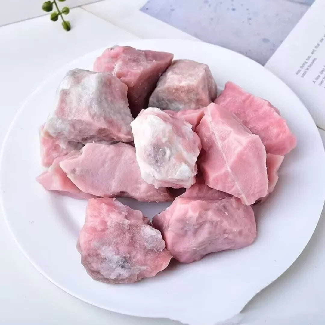 1/3/5/8oz Natural Pink Opal Raw Stone, Natural Pink Opal Irregular Quartz, Pink Opal stone home decor, Aromatherapy stone