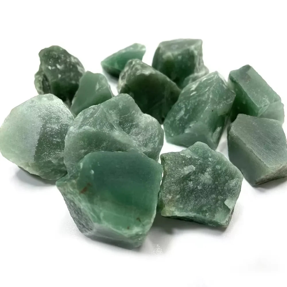 Natural Green Aventurine Crystal Quartz Irregular Raw Stone Mineral Reiki Specimen for Making Jewellery and Home Decorationr