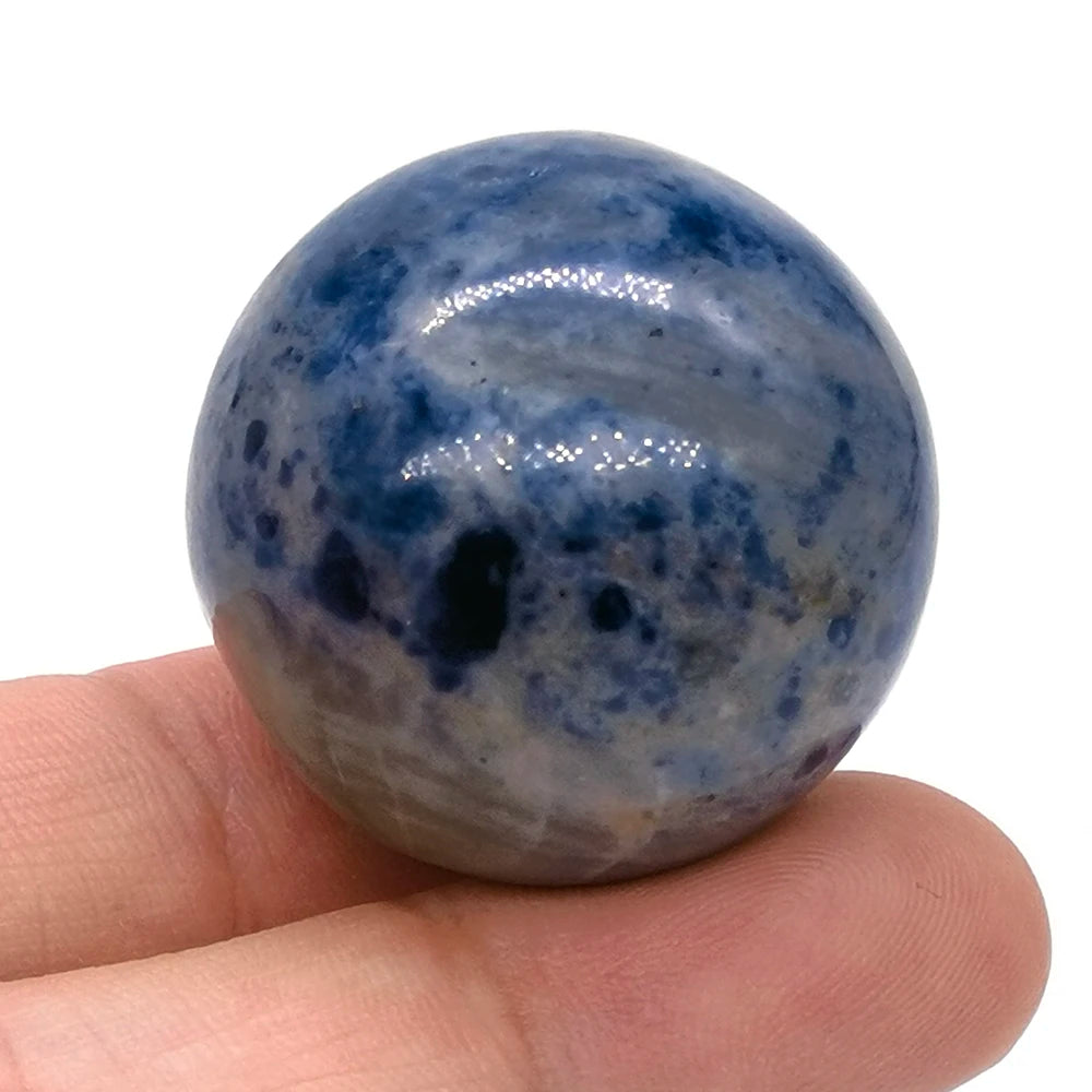 30mm Natural Crystal Ball Polished Globe Amethyst Lazuli Quartz Reiki feng shui Sphere Massaging Balls Collectibles Home Decor