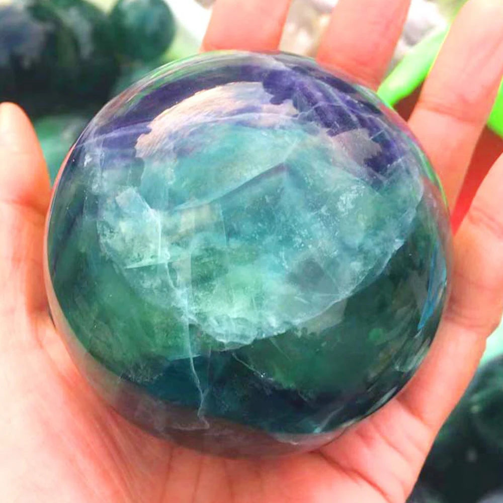 4-7cm Natural Big Crystal Ball Polished Massage Sphere Ball Reiki Healing Home Decoration Sphere Pink Crystal Stones Crafts