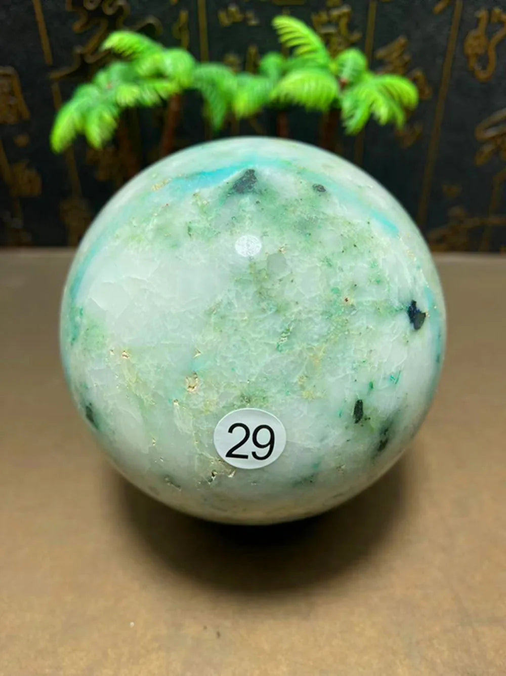 Natural Quartz Crystal Healing Gem Ball — Mineral Reiki Stone, Meditation Sphere