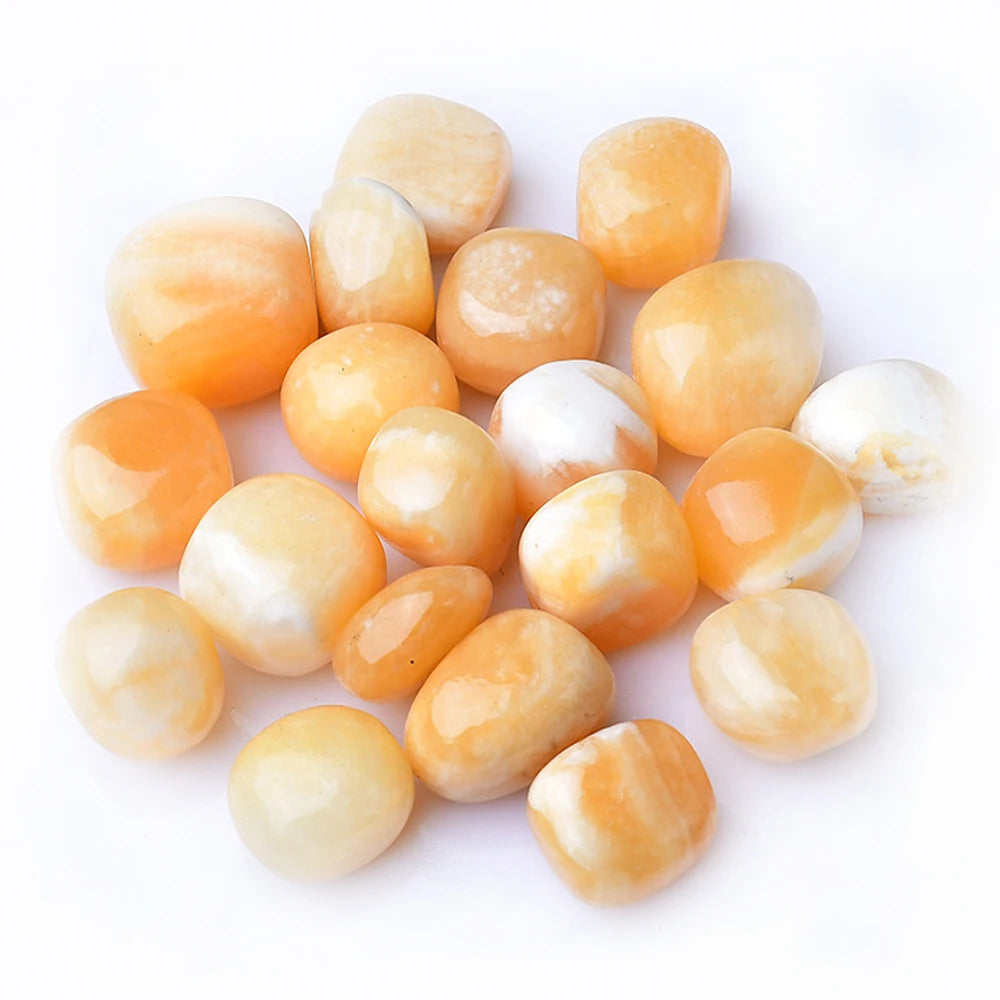 Natural Crystal Rolling Stone 2-3cm Gravel Tumbled Stone Healing Crystal Topaz Polished Rolling Stone Aquarium flowerpot Decorte