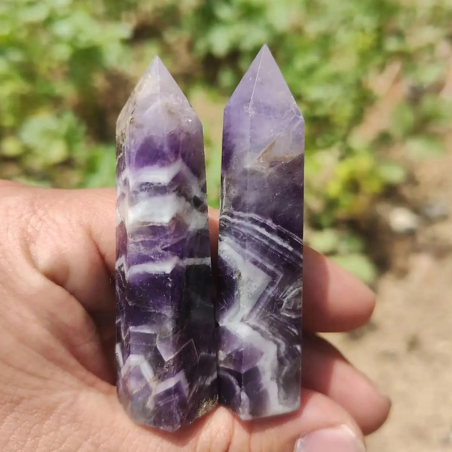 Natural Dream Amethyst Quartz Tower Wand High Quality Healing Crystal Crystal Points For FengShui Decoration Crystal Ener Tower
