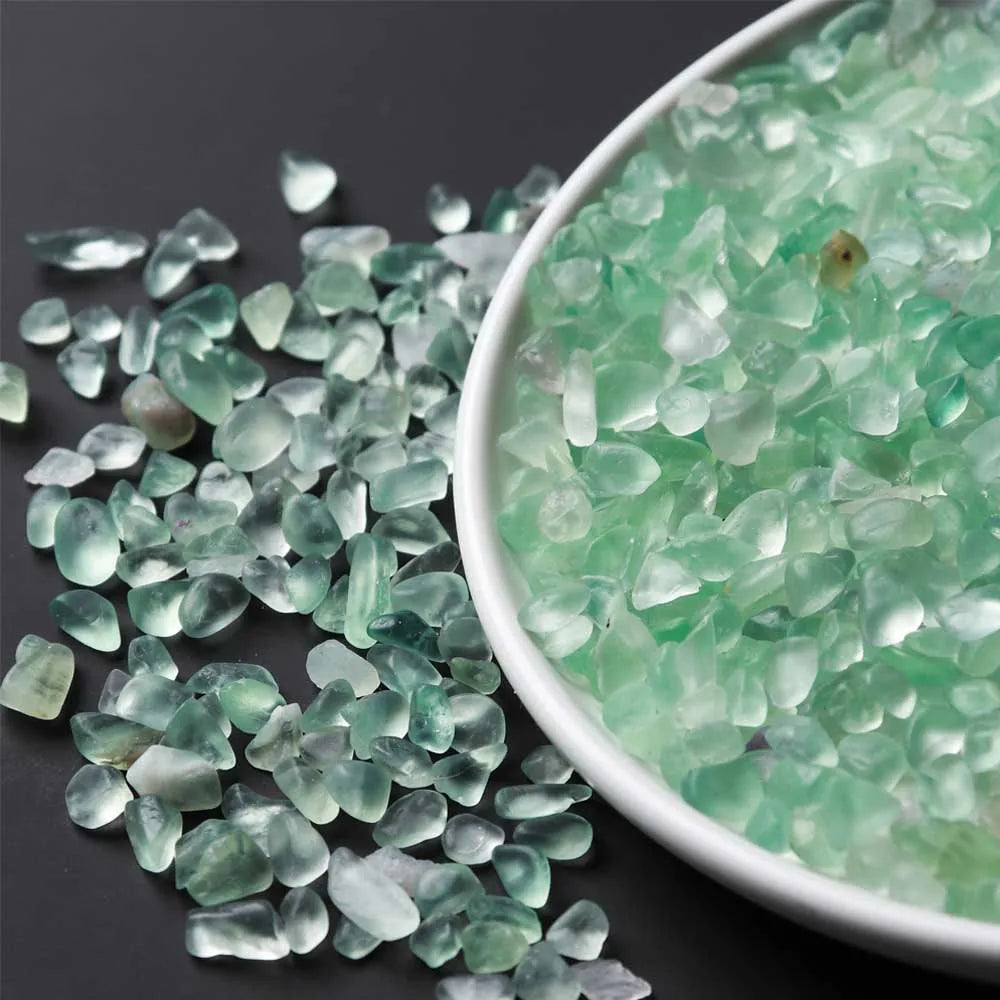 50g/Bag Natural Irregular Crystal Rose Quartz Rock Tumbled Crushed Stone Healing Reiki Gravel Garden And Aquarium Decoration