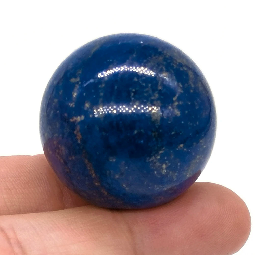 30mm Natural Crystal Ball Polished Globe Amethyst Lazuli Quartz Reiki feng shui Sphere Massaging Balls Collectibles Home Decor