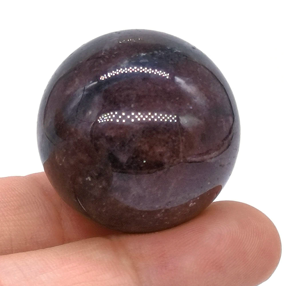 30mm Natural Crystal Ball Polished Globe Amethyst Lazuli Quartz Reiki feng shui Sphere Massaging Balls Collectibles Home Decor