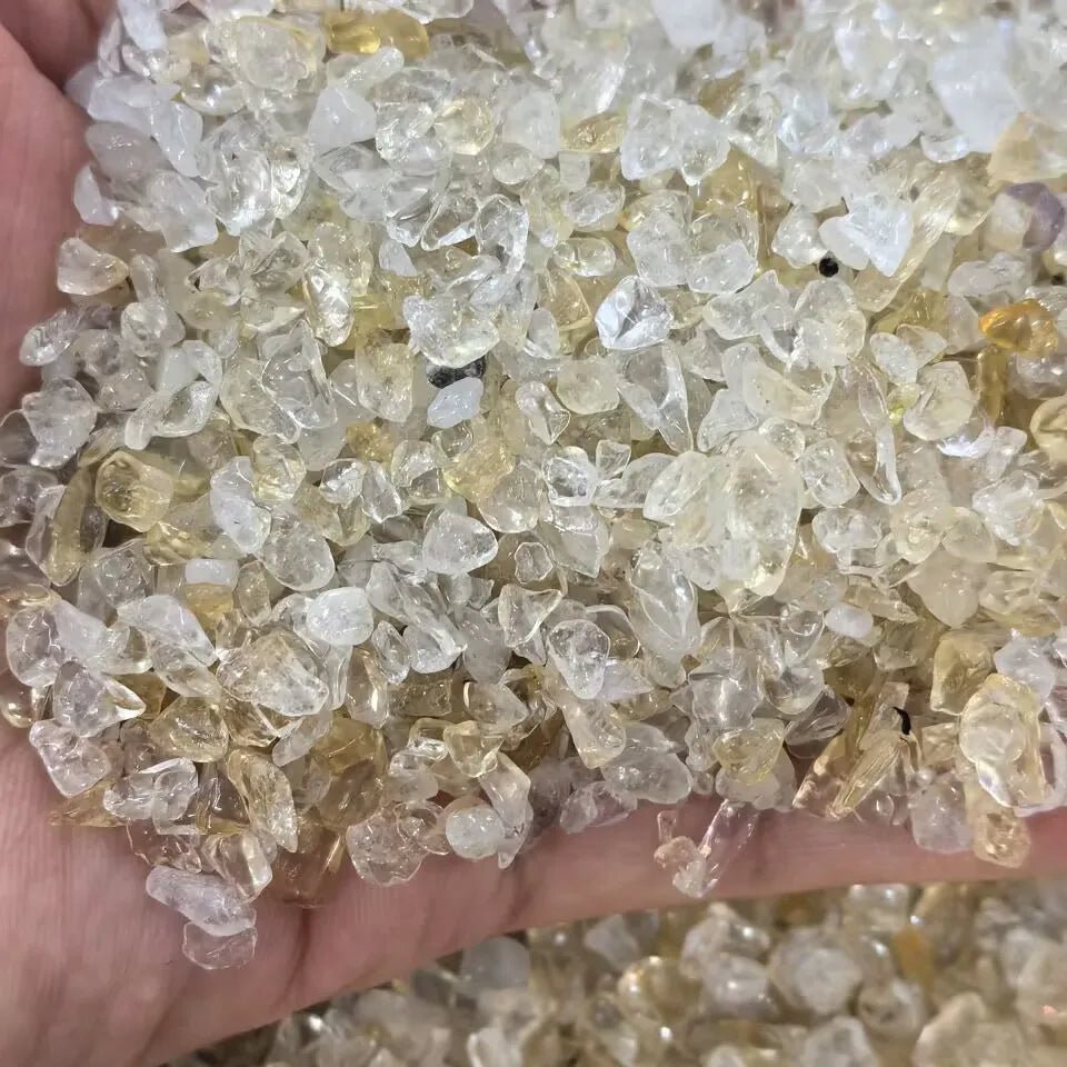 100g Red Garnet Quartz Crystal Polished Stone Rock Gravel Gem Healing Tumbled Chips Crushed Stone Specimen Gemston