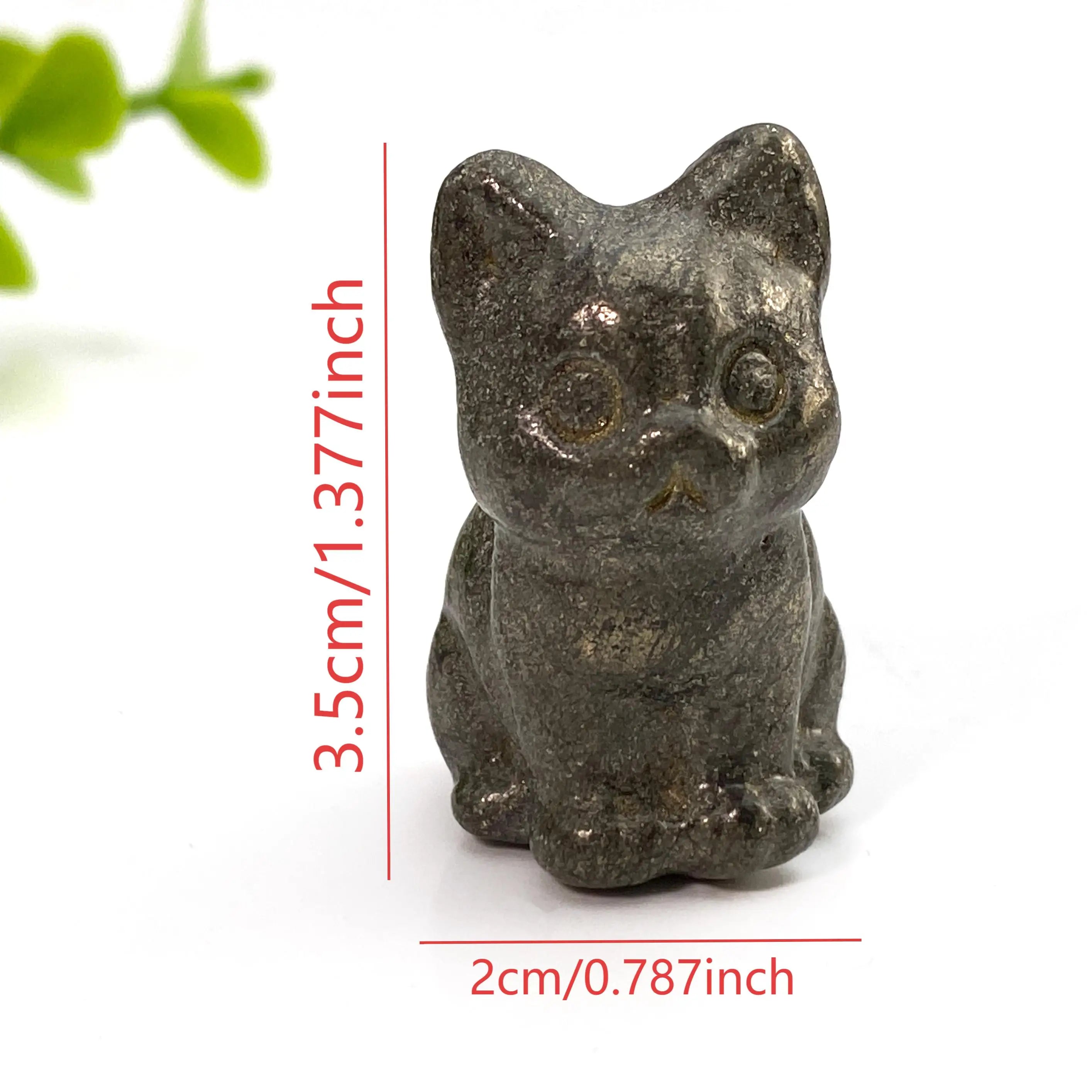 1PC High Quality Natural Copper Ore Cat,Birthday Gift,Men Gift,Scene Decoration,Crystal Ornaments,Table Decoration.