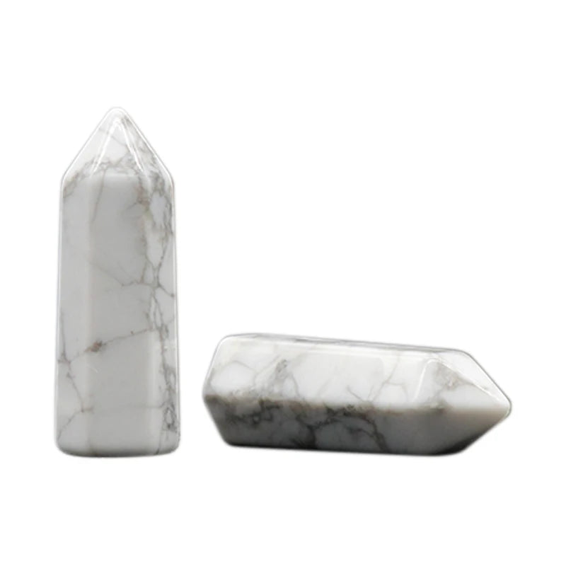 1PC Natural Quartz Point Rose Quartz Wand Healing Stone Amethyst Hexagonal Prism Energy Ore Pyramid Home Decoration