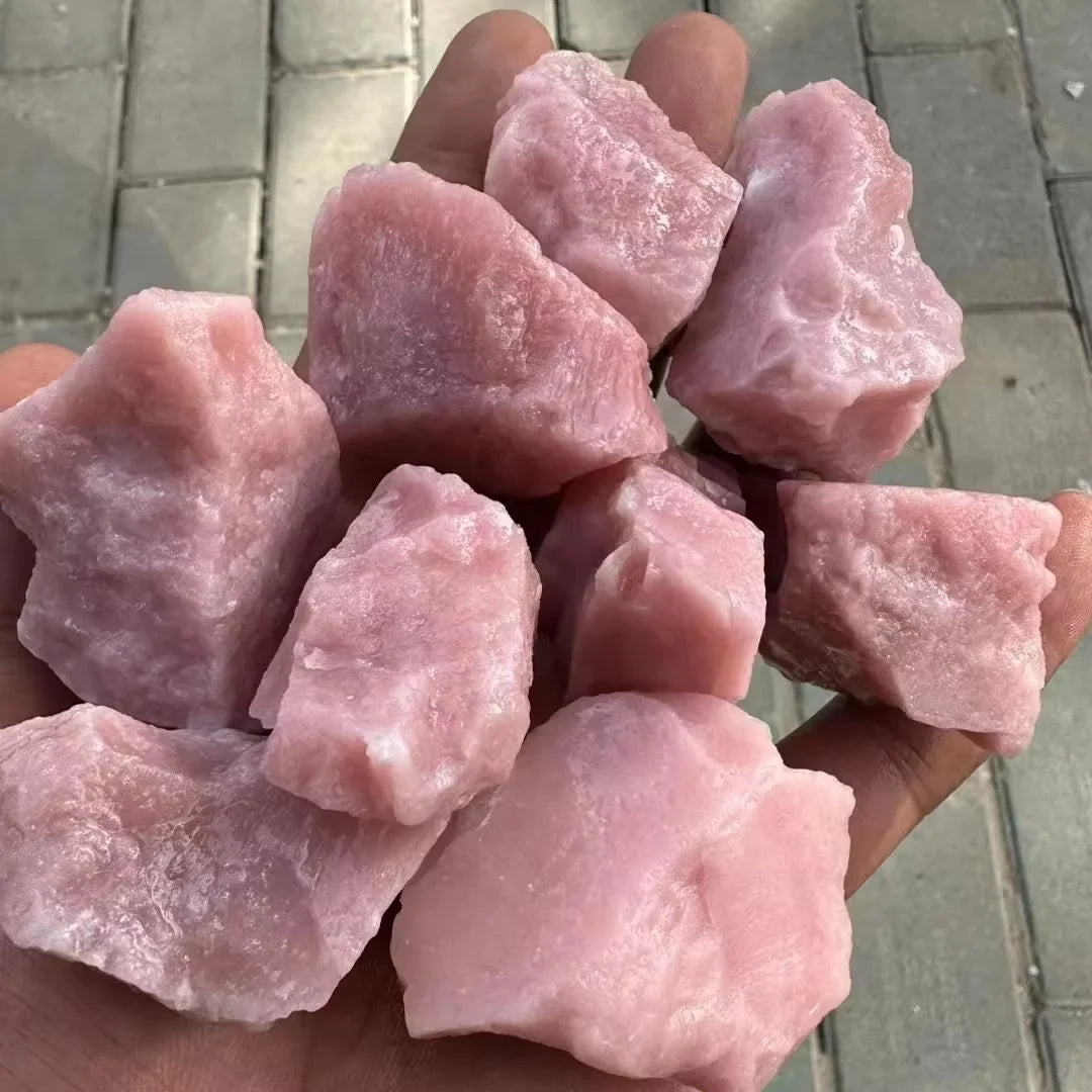 1/3/5/8oz Natural Pink Opal Raw Stone, Natural Pink Opal Irregular Quartz, Pink Opal stone home decor, Aromatherapy stone