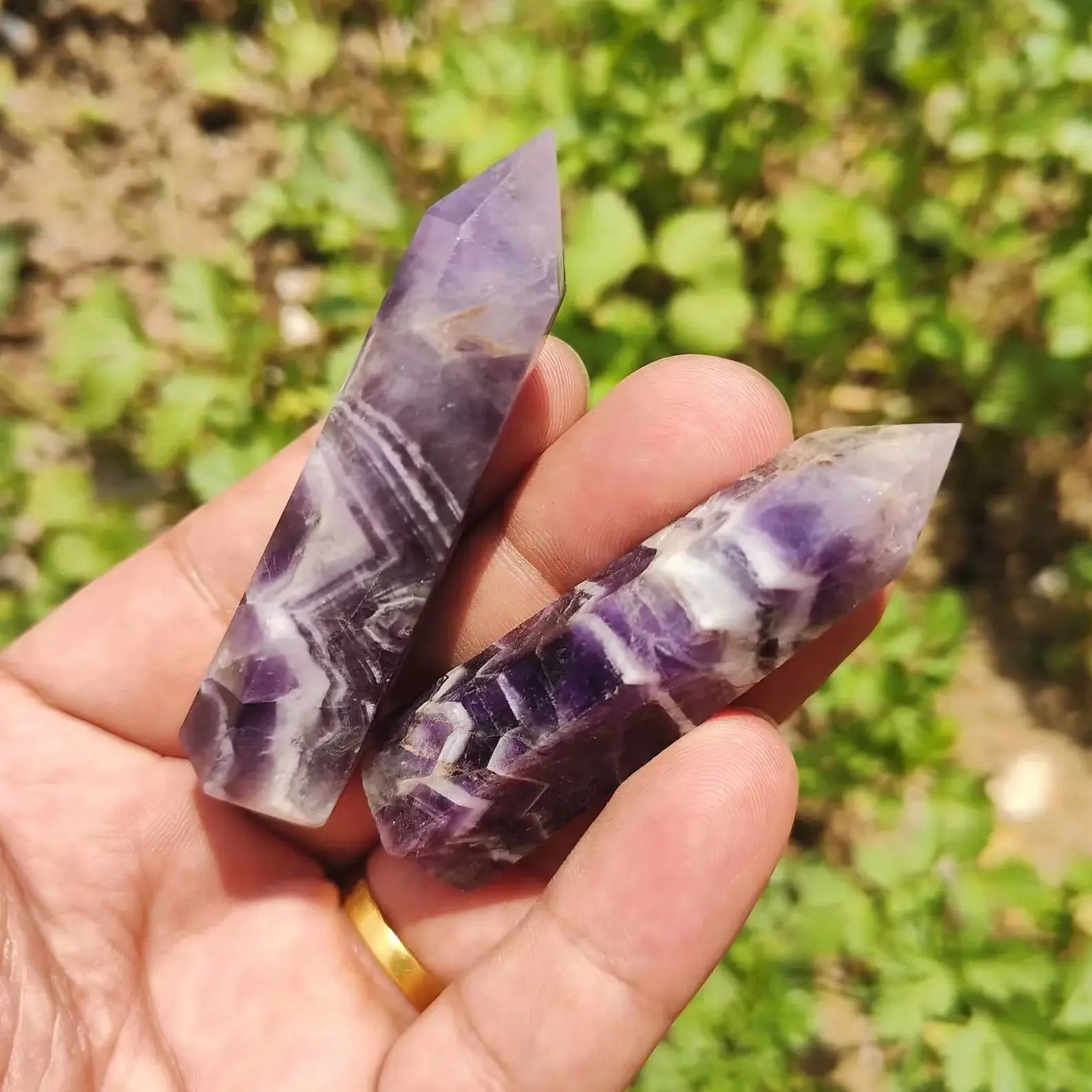 Natural Dream Amethyst Quartz Tower Wand High Quality Healing Crystal Crystal Points For FengShui Decoration Crystal Ener Tower